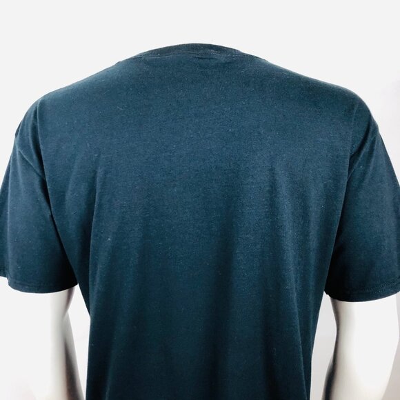 KICKIN' IT Graphic T-Shirt Black Sz L Short Sleeve - Picture 8 of 8